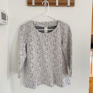 Anthropologie peplum top